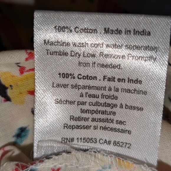 Mahogany NWT 100% Cotton 'Happy Camper' Pajamas Set Womens' Sz Medium - Picture 8 of 16